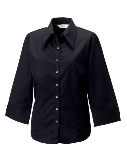 Ladies` 3/4 Sleeve Fitted Tencel® Shirt