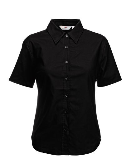 black short sleeve oxford