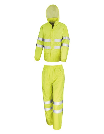 High Viz Waterproof Suit